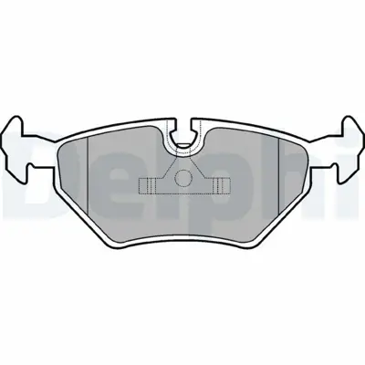 DELPHI LP555 Fren Balatası Arka Bmw E36 Z3 E32 E34 E36 M3 E34 M5 34211158642, 34211160198, 34211160199, 34211160340, 34211160341, 34211160533, 34211161455, 34211161456, 34211165233, 34212225860