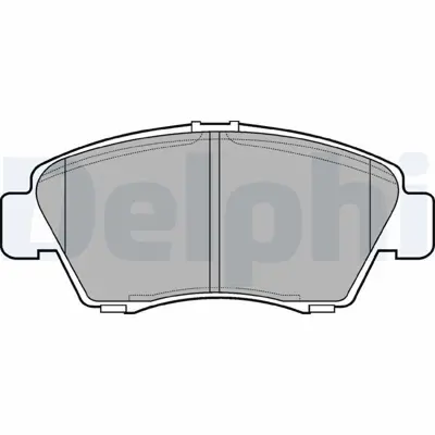 DELPHI LP809 Fren Balatası On  Cıvıc Cıvıc Crx Crx 01-1992 > 12-2003 6450S5AG00
