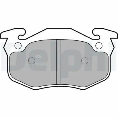 DELPHI LP836 Arka Fren Balatası R9 R11 R19 Clıo I Iı  Iıı Megane I Symbol Saxo Xsara P306 P309 1.6 - 1.8 - 2.0 7701203668