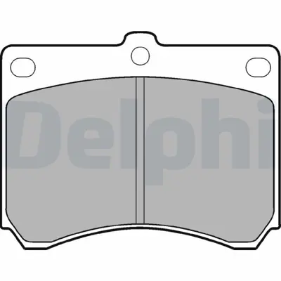 DELPHI LP935 Fren Balatası On  323 Mx-3 01-1989 > 10-1998 BRY53323ZA
