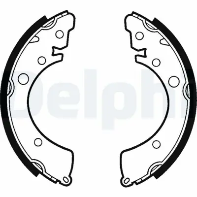 DELPHI LS1417 Fren Pabucu Arka  Cıvıc Hr-V 01-1992 > 03-2006 64B3SA5672