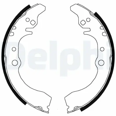 DELPHI LS1823 Arka Fren Balatası Pabuc P107 1,4 1,4hdı 04 - 05>c2 1,1 1,4 1,4hdı 09 - 03>c3 1,1ı 1,4hdı 1,4ı 02 -  4241L0