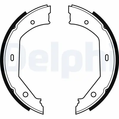 DELPHI LS1857 Fren Pabucu 34416761292
