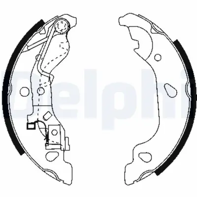 DELPHI LS1859 Arka Fren Balatası Pabuc Punto 1,2 - 1,3jtd - 1,9jtd 99> Abslı Araclar Icın 77362296, 9948373, 71739597, 9948369, 71740712, 71740711, 9948361, BJYM2638Z, B2YD2638ZA, B2YD2638Z