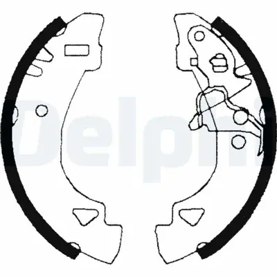 DELPHI LS1860 Arka Fren Balatasi Pabuc Toyota Yaris 99-05 77362291