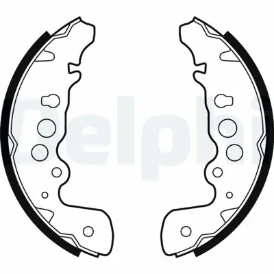 DELPHI LS1882 Fren Pabucu Arka Suzukı Grand Vıtara 08-1998 > 12-2005 5320067D00