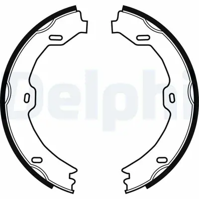 DELPHI LS1923 Fren Balatası Arka (Park Frenı Pabucu) W220 98>05 C215 99>06 A2204200520