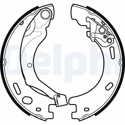 DELPHI LS1997 Fren Pabucu El Freni Land Rover Range Rover Sport. Discovery 11-04 SFS500012
