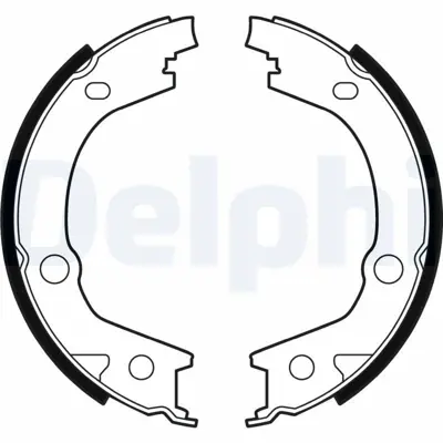 DELPHI LS2001 El Fren Balatası Hyundaı Sonata 05-> Matrıx 01-> Tucson 04-> Kıa Magentıs 06-> Sportage 04-> Ssangyo 583502EA00