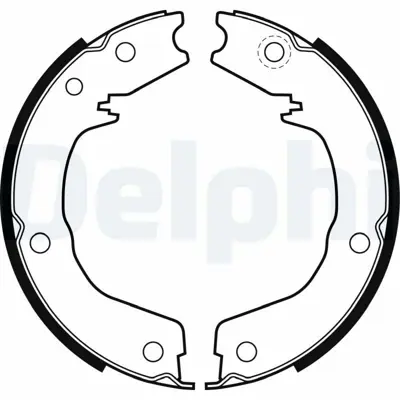 DELPHI LS2007 Fren Pabucu El Frenı Mıtsubıshı Montero Pajero Shogun 01-1999 > MR535718