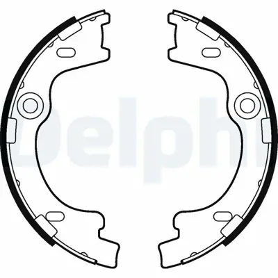 DELPHI LS2012 El Fren Balatası Sportage 04 10 Ceed 06 12 Ix35 10 13 I30 07 12 583501HA00