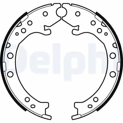 DELPHI LS2034 Fren Pabucu El Frenı  Cr-V 01-2005 > 43053S9AE53