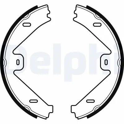 DELPHI LS2036 Fren Pabucu El Frenı Mercedes Cls E Class Glk 08> A2124200120