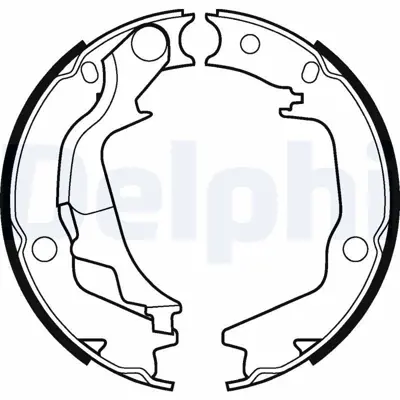 DELPHI LS2042 Fren Pabucu El Frenı Hyundaı  Kıa Getz  Soul 06-2002 > 583503CA10