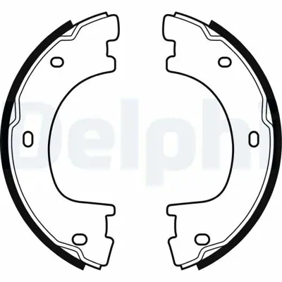DELPHI LS2054 El Fren Balatası A9064200420, 9064200420, 2E0698525A, 2E0698525D, 9064200220, 9064200420S, A9064200220, 9064200420S1, 2E0698525AS1, 2E0609537B