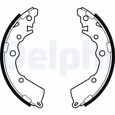 DELPHI LS2068 Arka Fren Balatası Pabuc Kıa Pıcanto 2011-> 583501YA00