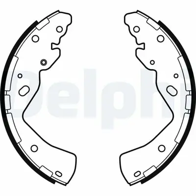 DELPHI LS2143 Arka Fren Balatası Pabuc Ranger 2,2 Tdcı 11> D40604JA0A, UCYM2638Z