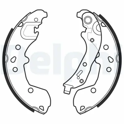DELPHI LS2148 Fren Balatası Arka 2Q0698525