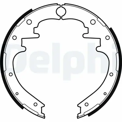 DELPHI LS2160 Arka Fren Balatası Pabuc Ranger 06>11 4x4-4x2  Mazda Bt50 06>11- 3L5Z2200DA, F77Z2200BA, F3TZ2200A, F29Z2200A, E9TZ2200B, D9AZ2200B, 6M342200DA, F77Z2200DA, 3946860, 3518128