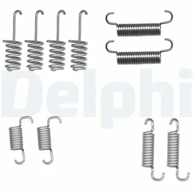DELPHI LY1404 Fren Pabuc Montaj Takımı Arka Mercedes Sprınter 06>  Vwcrafter 06> T5 06> 1050004, 38791, 12566, 116329, F361T206, 598677, FK10026, K05011970AB, 5011970AC, 2333901