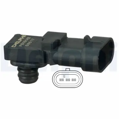 DELPHI PS10142 Basınc Sensoru Hava Kaptoru Vıvaro A Duster Logan Iı Sander Iı Clıo I Iı Iıı Fluence Kagnoolaguna I 8200121800, 8200719629, 2508500QAA, 2508500Q0B, 4435200, 8200105165, 7700101762, 2236500Q0K, 8200101762, 93198487
