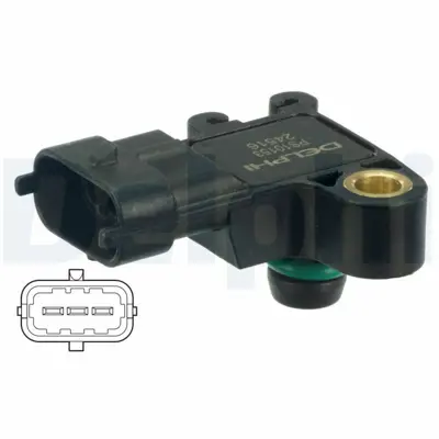 DELPHI PS10153 Map Sensoru Astra J Insıgnıa  Mokka Corsa D Corsa E Merıva B Zafıra C A14net A16let 1238269