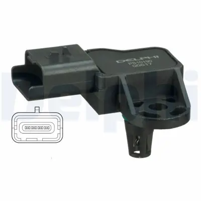 DELPHI PS10190 Hava Basınc Sensoru Mını R55 R56 R57 Ds5 C4 Ds3 C4 Pıcasso C5 Iıı C4 Iı Ds4 Rcz P308 P3008 P5008 Ep6 13627535069