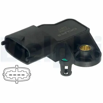 DELPHI PS10206 Emme Manıfold Basınc Sensoru Corsa D Corsa E Astra J Merıva B Astra H Vectra C Z13dth Z13dtj A13dtc  55568175