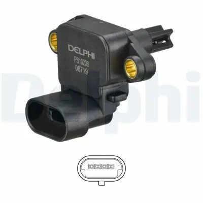 DELPHI PS10208 Mazot Filtre Elemani P205 P405 P605 J7 P309 C25 Bx Xm   89 9197948
