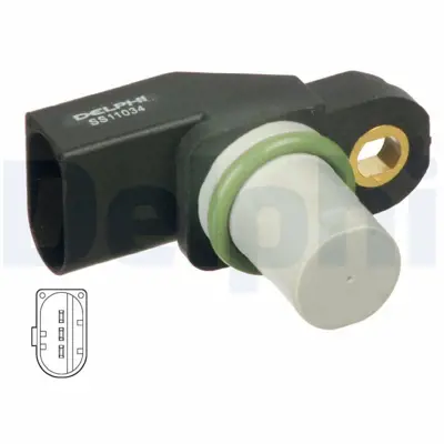DELPHI SS11034 Eksantrik Sensoru Bmw M47 N M57 N E46 E90 E39 E60  13627794646