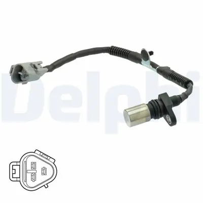 DELPHI SS11237 Krank Pozisyon Sensoru Honda Civic Viii 2007> Crv Iii 2007> Jazz Ii 2002 2008 Accord 2003 2008 9091905069