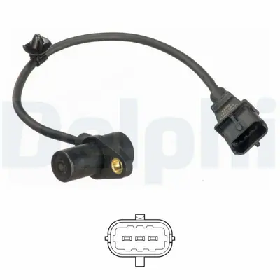 DELPHI SS11241 Krank Pozısyon Sensörü Accent Blue 1,6 Crdı 2011 -> Accent Era 1,5 Crdı 2006 -> - Ceed 1,6 Crdı 2007 391802A000