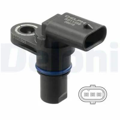 DELPHI SS11358 Eksantrik Mıl Konum Sensoru A3 A4 A5 A6 A7 A8 Q3 Q5 Q7 Tt Cayenne Macan Panamera Altea Leon Toledo O 7L905163