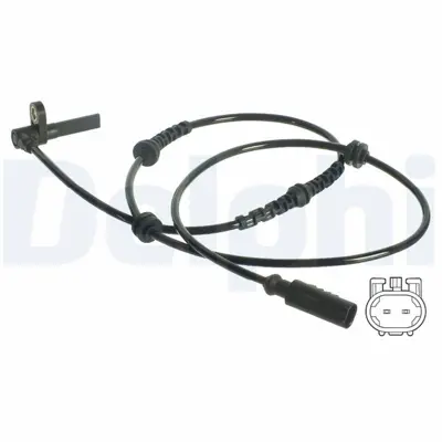 DELPHI SS20129 Abs Hız Sensoru Ön (Sağ - Sol) Jumper Iıı Boxer Iıı Ducato Iıı 06 4545F1, 51725099, 4545H1, 4545F2, 1643705380