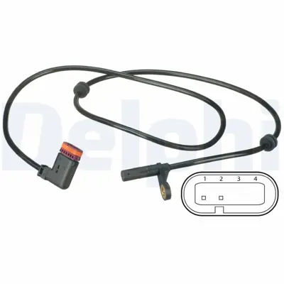 DELPHI SS20499 Abs Sensoru Arka Glk-Class X204 08>15 2045401317