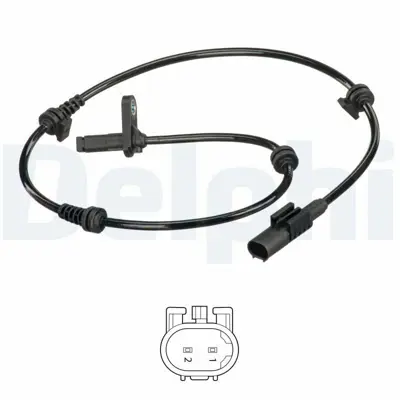 DELPHI SS20552 Abs Sensoru On 4-Matic E-Class W211 03>08 S211 03>09 2115402117