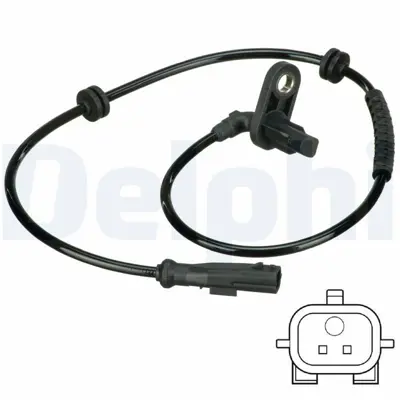 DELPHI SS20600 Abs Hız Sensoru Arka Sağ  Clıo Clıo Grandtour Clıo Van Grand Modus Modus 09-2004 > 8200195830