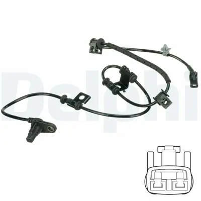 DELPHI SS20615 Abs Hız Sensörü Ön Sol Sportage 1,6-2,0 2011 -> 956703W300