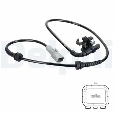 DELPHI SS20694 Abs Hiz Sensoru Arka C4 04 > Ds4 15 > 307 00 > 09 308 Cc 09 > 14 308 I 07 > 14 4545L0, 9665386880, 454508, 45450