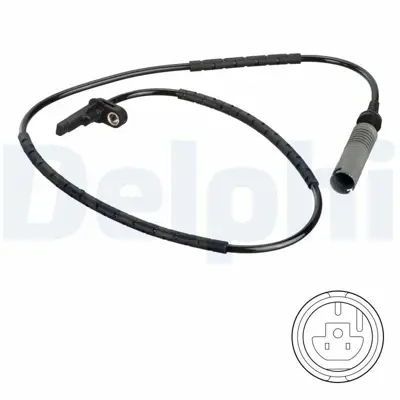DELPHI SS20772 Abs Sensoru Arka Bmw E81 E87 E90 E91 E93 34526764610