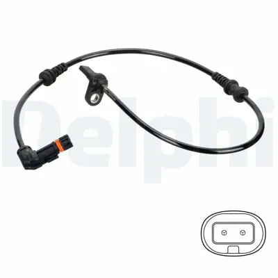 DELPHI SS20775 Abs Sensoru On A-Class W169 04>12 B-Class W245 05>11 1695400417