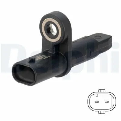 DELPHI SS20801 Abs Sensoru Tekerlek 3008-2 5008-2 508-2 Partner Rıfter Berlıngo C5 Aırcross 16> 9810728280, 3648997, 9818699280