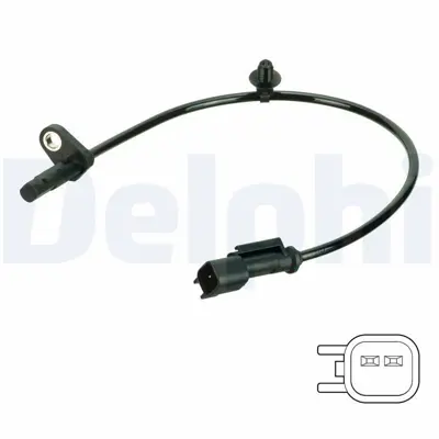 DELPHI SS20805 Arka Abs Sensoru Transıt Custom 12  > V362 V363 14  > 1763976, 1771171, BK212B372BC, BK212B372BD, 131666, 265008812