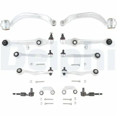 DELPHI TC1300KIT On Alt Takım Kıt (Cıvata Ve Somun) A4 A6 Passat 96>05 Ahl Anb Aeb Adr Ahh Afn Aml Arg Akn 4F0498998, 8F0498998, 4F0498998S2, 4F0498998S1, 4F0407694CS1, 4F0407694C, 4F0407694BS3, 4F0407694BS2, 4F0407694BS1, 4F0407694B