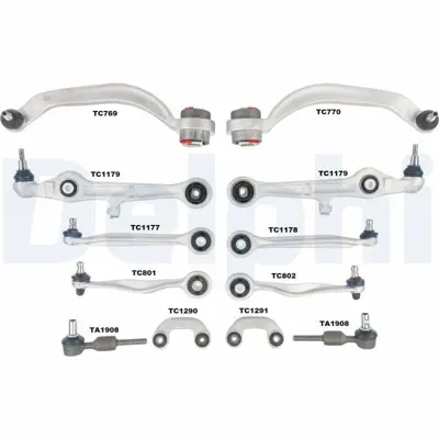 DELPHI TC1500KIT Salıncak Takımı Ön 8E0498998