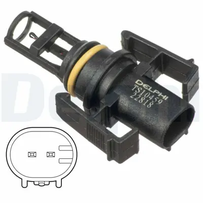 DELPHI TS10459 Hava Sıcaklık Sensoru W203 00>07 W204 07>14 Sprınter 11> , Lt 28 (2d) Lt 35 (2d) Lt 46 (2d) 5422818, 61532028, 61538028, 6511530028, A0005422818, A0061532028, A0061538028, A6511530028, MN960276, 2D0905379