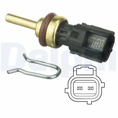 DELPHI TS10471 Sıcaklık Müsırı Conta Ve Tutucu Yay Ile Ford Focuc Iı 05>11 2.5  Volvo C30 (533) 06>12 C70 Iı (542)  1371592