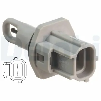 DELPHI TS10503 Hava Fıltre Sıcaklık Sensoru Connect 1,8tdcı 02>13 Fıesta 1,4 - 1,6 95>02 Mondeo 2,0 16v 92>00 Mazda 3477940, F5AF12A697AA, 1E0318845, F5AZ12A697A, F5AZ12A648A, 1F2018845, F6ZZ12A697A, 5306503, 3F1Z12A648A