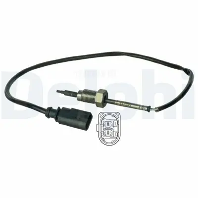DELPHI TS30038 Egzoz Sicaklik Sensoru 2 Kutuplu Siyah Crafter 12>16 T5 10>11 Caac Caae 03L906088JL