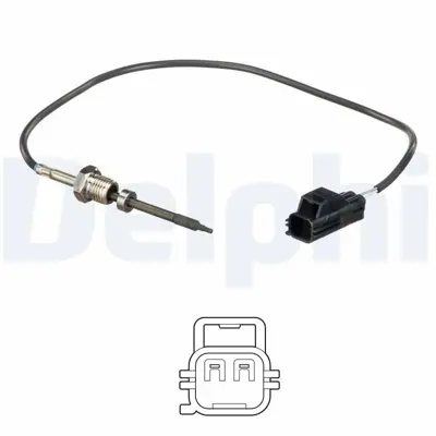 DELPHI TS30149 Egzoz Sicakligi Sensoru Volvo S60 I 2.4 D 05>10 V70 Ii 2.4 D 05>10 Xc70 (295) 2.4 D5 Awd 05>07 Xc90 I D3 - D5 09>14 30729648
